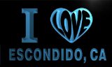 v51332-b I Love ESCONDIDO, CA CALIFORNIA City Limit Neon Light Sign